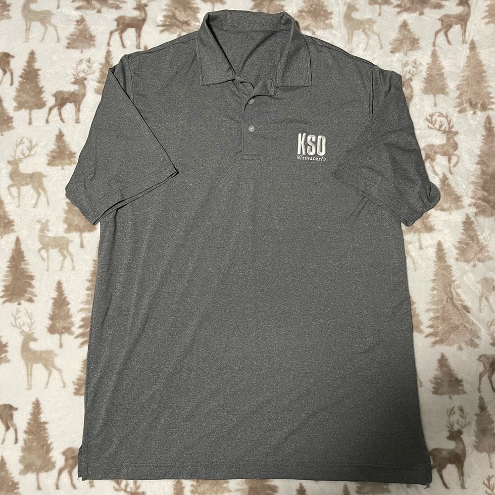 NWOT KINNUCAN’S KSO Men’s Grey Polo Shirt (Size - L)